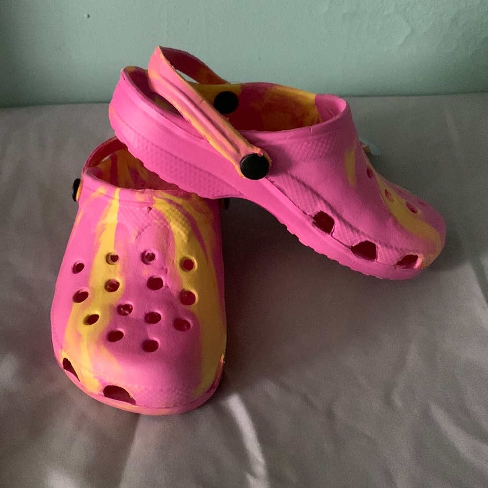 Sandal imitation croc